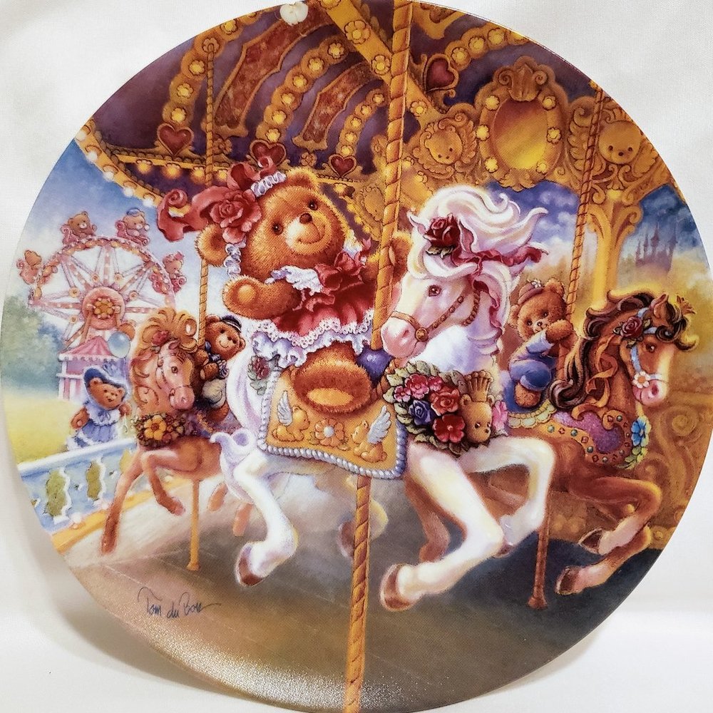 Vintage 1993 Teddy Bear Fair Crestley Collection Plate